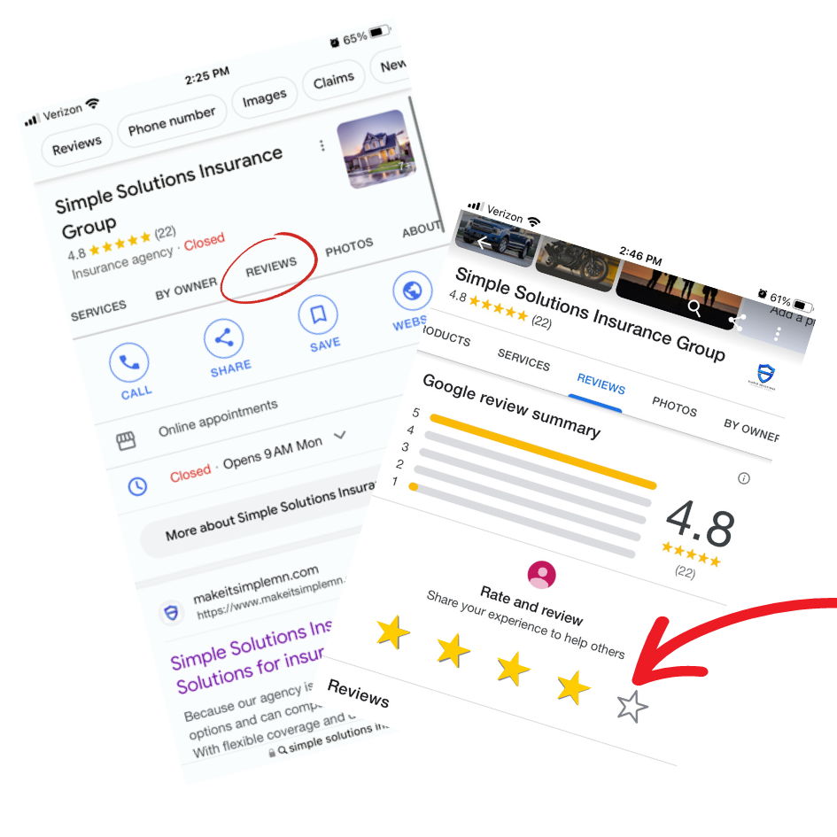 Google Review Instructions
